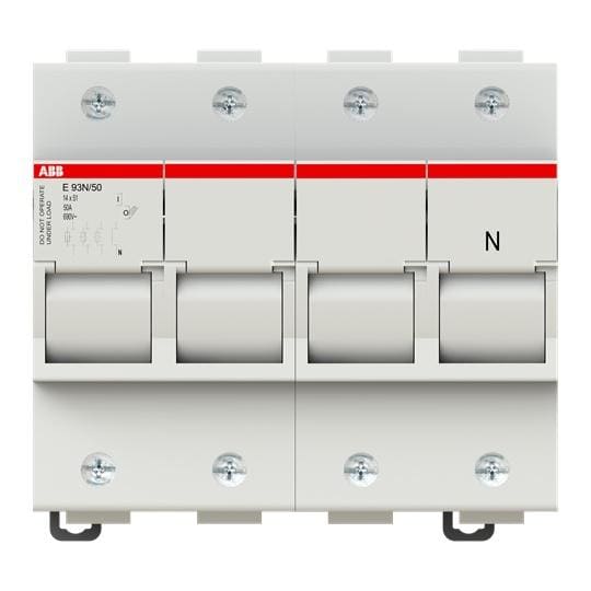 ABB - Base portafusible modular E93N/50 50A 3P+N
