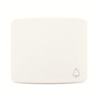 NIESSEN - Tecla pulsador con símbolo timbre Arco blanco alpino