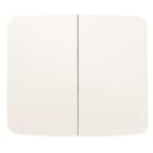 NIESSEN - Tecla doble interruptor Arco blanco alpino