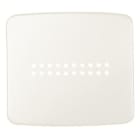 NIESSEN - Tapa zumbador Arco blanco alpino