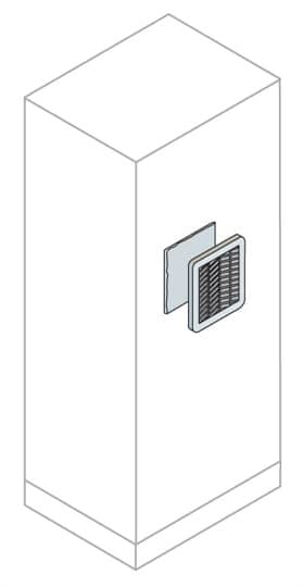 ABB - Kit rejilla + filtro aire 250x250mm
