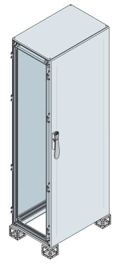 ABB - Armario con puerta ciega 2000x1000x500mm gris claro RAL 7035