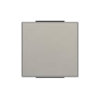 NIESSEN - Tecla interruptor/conmutador Sky Niessen acero inoxidable antihuella