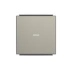 NIESSEN - Tecla interruptor con visor Sky Niessen acero inoxidable antihuella