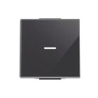 NIESSEN - Tecla interruptor con visor Sky Niessen cristal negro
