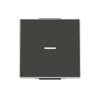 NIESSEN - Tecla interruptor con visor Sky Niessen negro soft