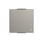 NIESSEN - Tecla pulsador con símbolo luz Sky Niessen acero inoxidable antihuella