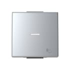 NIESSEN - Tecla pulsador con visor y símbolo timbre Sky Niessen plata
