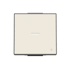 NIESSEN - Tecla pulsador con visor y símbolo luz Sky Niessen blanco