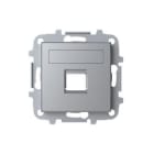 NIESSEN - Tapa 1 conector con persiana Sky plata