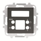 NIESSEN - Tapa termostato digital negro soft