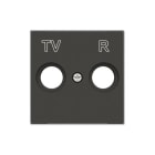 NIESSEN - Tapa toma TV/R Sky Niessen negro soft