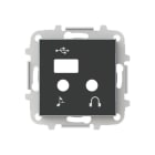 NIESSEN - TAPA MÓDULO ENTRADAS/SALIDAS Y USB NS