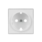 NIESSEN - Tapa base enchufe Schuko TT lateral Sky Niessen blanco