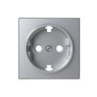 NIESSEN - Tapa base enchufe Schuko TT lateral Sky Niessen plata
