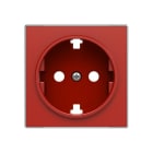 NIESSEN - Tapa base enchufe Schuko TT lateral Sky Niessen rojo
