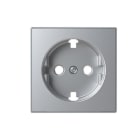 NIESSEN - Tapa base enchufe Schuko PTANO Sky plata