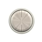 NIESSEN - Tecla doble interruptor conmutador Skymoon cromo