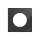 NIESSEN - Marco de 1 elemento Skymoon cristal negro