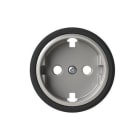 NIESSEN - Tapa base enchufe Schuko Skymoon cristal negro