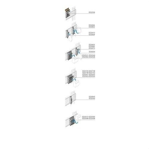 ABB - Repartidor modular tetrapolar 125A