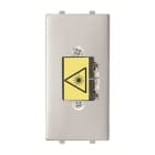 NIESSEN - Tapa adaptadora fibra óptica SC individual con 1 módulo blanco