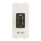 NIESSEN - Toma cargador USB 1m 750mA/5V Zenit blanco