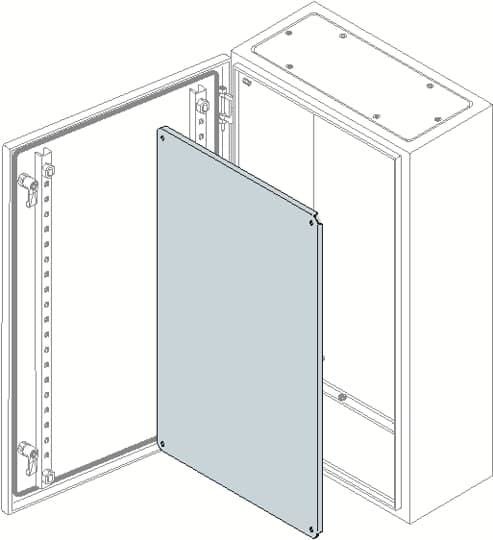 ABB - Placa fondo zincado 600x600 SR