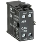ABB - Contacto auxiliar CA6-11K lateral 1+1K/KC6/40-00 tornillo