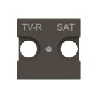 NIESSEN - Tapa toma TV-R/SAT Zenit antracita