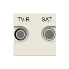 NIESSEN - Toma TV-R/SAT final Zenit blanco