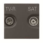 NIESSEN - Toma TV-R/SAT intermedia Zenit antracita