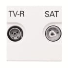 NIESSEN - Toma TV-R/SAT intermedia Zenit blanco