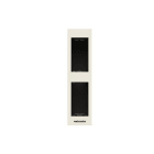NIESSEN - Placa carpintería 2 ventanas verticales Zenit blanco jazmín