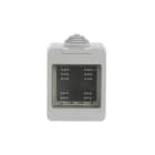 NIESSEN - Caja estanca IP55 para 2 módulos Zenit