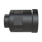 THOMAS & BETTS  - Racor PMAFIX PRO recto rosca metálica M25x1,5 DN23 negro