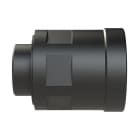 THOMAS & BETTS  - Racor PMAFIX PRO recto rosca metálica M32x1,5 DN29 negro