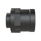 THOMAS & BETTS  - Racor PMAFIX PRO recto rosca metálica M40x1,5 DN36 negro