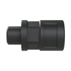 THOMAS & BETTS  - Racor PMAFIX recto M12x1,5 DN10 IP68 negro