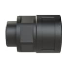 THOMAS & BETTS  - Racor PMAFIX recto M25 DN23 IP68 negro