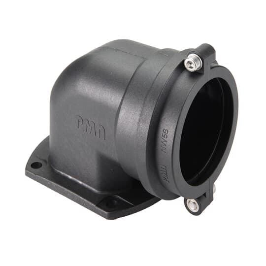 THOMAS & BETTS  - Racor 90° PMAGRIP completo DN70 IP67 negro