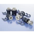 THOMAS & BETTS  - Racor PMAFIX metálico M25 P6 negro