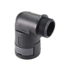 THOMAS & BETTS  - Racor 90° PMAFIX M40 DN36 IP66 negro