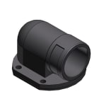 THOMAS & BETTS  - Racor 90° con brida PG21 DN23 gris
