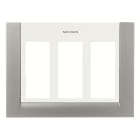 NIESSEN - PLACA CAJA/ZOCALO 3 COLUMNAS TT