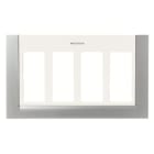 NIESSEN - PLACA CAJA/ZOCALO 4 COLUMNAS TT