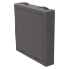 NIESSEN - Tapa ciega 45x45 con 2 módulos antracita