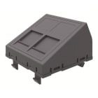 NIESSEN - Tapa Keystone inclinada 2 RJ45 con 2 módulos antracita