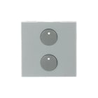 NIESSEN - Tapa sensor Free@Home 1/2 canales plata