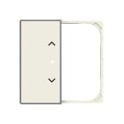 NIESSEN - Tapa sensor Free@Home Sky con 2 canales persiana blanco